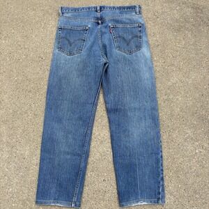 Levis 550 Relaxed Fit Jeans Mens W34 L30 Blue Denim Pants‎